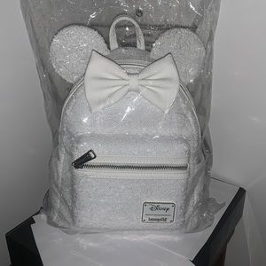 Wedding Sequin backpack Minnie ears